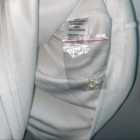 Lulu’s Hugs and Kisses White Pearl Swing Dress - Picture 7 of 8